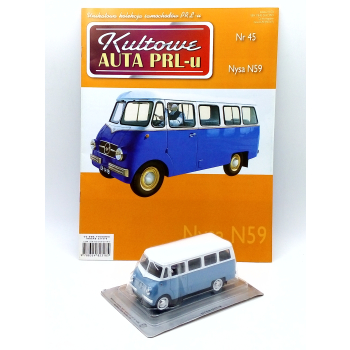 Nysa N59 + gazetka - skala 1:43 - DeAgostini Kultowe Auta PRL